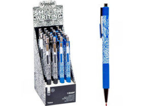 Ручка Vinson Tattoo 103 синя, автоматична (24/1440)