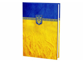 Папка до підпису повнокольорова, жовто-блакитна 30901-05