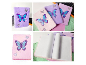 Блокнот дитячий хутряний А5 (21×14,5 см), 80 арк., клітинка, 21-1 (110060)