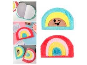 Блокнот дитячий хутряний А5 (21×14,5 см), 80 арк., клітинка, 21-9 (110070)