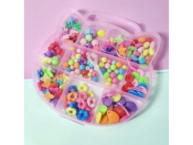 Намистини, набір для творчості, Y322, в пласт.упаковці "Кітті", 32-15, 850406