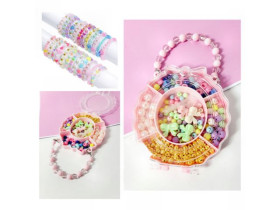 Намистини, набір для творчості, Y459, в пласт. сумочці, 32-23, 850415