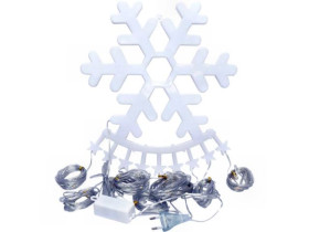 Гірлянда електрична "Зірка дощ" 9ниток по 3 метри, мульти 9280-8