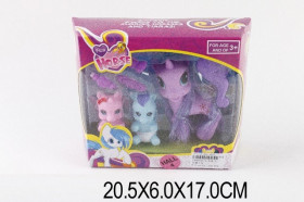 Пони L-A18-3  (120шт/2) расческа, набор заколок,в кор.20,5*6*17 см