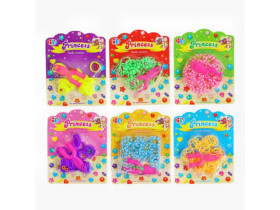 Резиночки для плетіння HY 190 X-23 гачки, рогатка, на листі