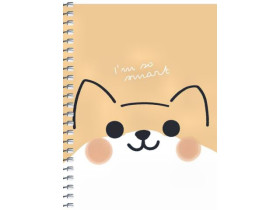 Блокнот А6 6145К кл.пруж.картон 80арк Школярик (8/192)