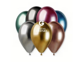 Кульки повітряні GВ120 Хром АСОРТІ 13*33 (50шт) 6*60