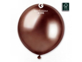 Кульки повітряні GВ120 Хром рожеве золото (#096) 13*33 (50шт) 6*60