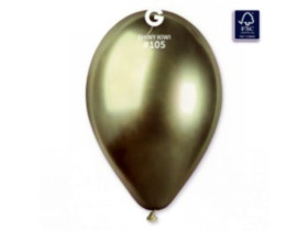 Кульки повітряні GВ120 "Хром Ківі", 13×33, 50 шт., арт. #105