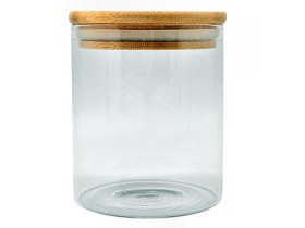 Банка з бамбуковою кришкою 900мл 10*12см R10871-12 (100шт)