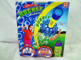 Ракета 1000 (36шт) с мыльными пузырями, с помпой