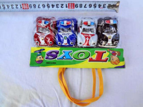 Машинка 139-5 (384шт) 4 шт, инер-я, в кульке