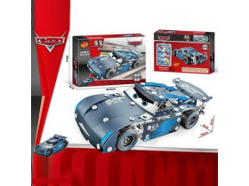 Конструктор металевий 128-5 (72/2) “Автомобіль”, інструменти, в коробціi