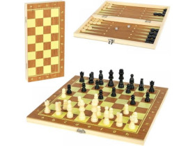 Шахи дерев\'яні 3 в 1, 40см 624А