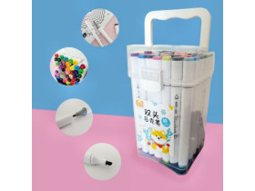 Скетч-маркери, пластиковий бокс, 48 кольорів, 699 (8 уп.)