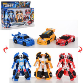 Трансформер 959 (36шт) ТВТ, 3шт, 10см, робот+машинка29-21-5,5см