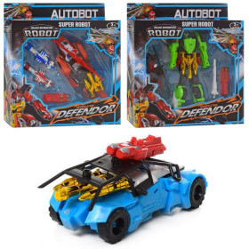 Трансформер HD21 (60шт) транспорт+робот, от 14см, 3вида 25-22-6см