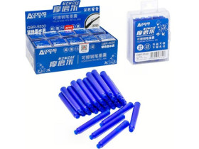 Капсулы к перьевой ручке пишет-стирает синие 5530 (15шт)