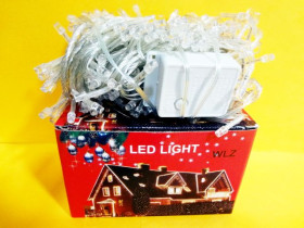 "W" Гирлянда LED 500 WW (25м.) Тёплый цвет (60шт)