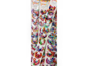 Резинка для волосся 04-98 смайл 5шт (10уп)