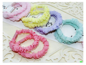 Резинка для волосся 04-88/1 крем 2шт (10уп)