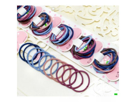 Резинка для волосся 04-75, 10шт (10уп)