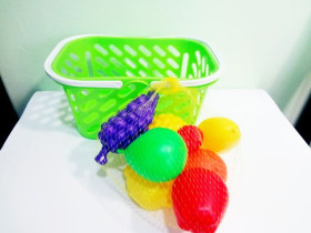 04-453 Корзинка с фруктами, 8предм (6шт)