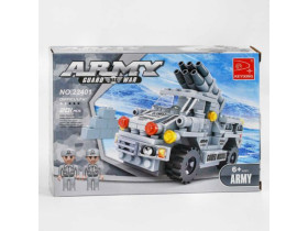 Конструктор AUSINI 22401 (72шт) Військовий джип з установкою
