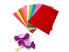 Фоаміран набір А4, 1,8мм, 10шт/мікс, НЕОН клейкий з глітером 45-9/859560