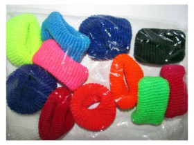 Резинка 01-86 махра кольорова 12шт