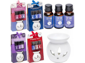 Набір ароматичних олій 3шт з керамічною лампою AXW024 (1)