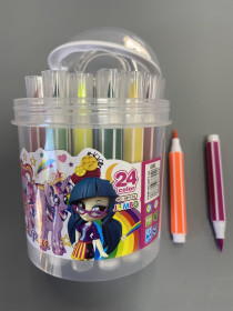 Флом."И" 6877-24кол. мягк.кисть,футл.(72шт)