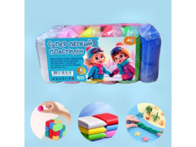 Моделін 6кол.200гр зі стеками (6шт) 832772