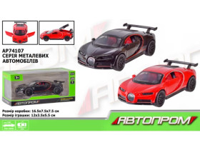 Машина метал 74107 "АВТОПРОМ",1:32.відкр,двері, в кор.16*7*7см