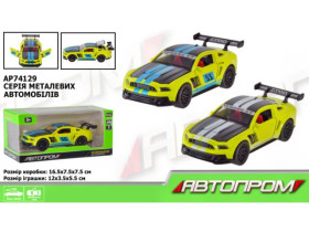 Машина метал 74129 "АВТОПРОМ",1:32.відкр,двері, в кор.16*7*7см
