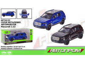 Машина метал 74132 "АВТОПРОМ",1:32.відкр,двері, в кор.16*7*7см