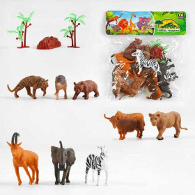 Набір тварин TK - 1095 (120) 8 фігурок, у пакеті