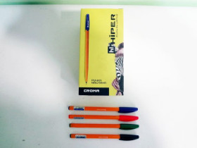 Ручка масл.HO-525 Hiper Croma 0,6мм синя (50шт)