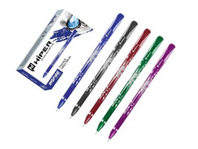 Ручка масляна HO-115 Hiper Inspire 0,7мм червона (10шт)