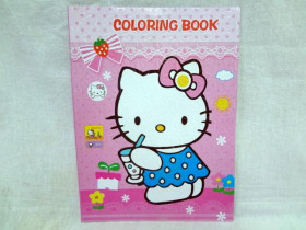 Розмальовка A4 BR LHA, 8 арк., з наліпками, голографічна обкладинка (360 шт.)