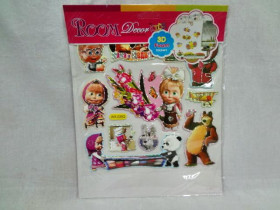 Наклейка BR "Маша" WX 27.5*33см (100шт)