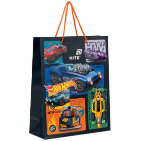 Пакет паперовий подарунковий Kite, 26х32 см Hot Wheels HW26-266