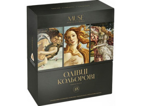 Олівці 48кол.тригранні MUSE 102М-48 (3шт) Школярик