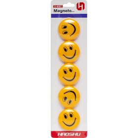 Магніт смайл 5шт X-4005 д4см (1уп)