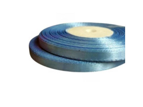 Стрічка атласна 0,6см блакитна 33м