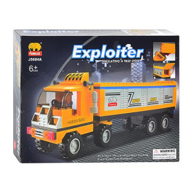 Конструктор JUBILUX J 5684 А (24шт) трейлер