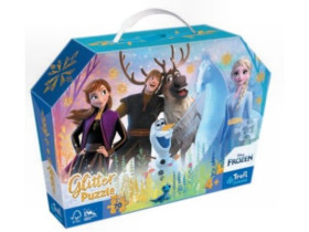 Пазли 53018 (70 елм.) Глітерні  Друзі назавжди / Дісней: Крижане серце / Trefl