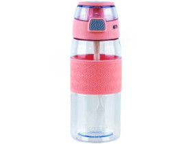 Пляшечка для води Kite 600 мл, блакитно-рожева K24-1201-3