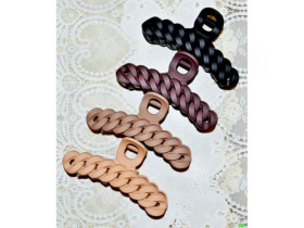 Краб для волосся "Брауні", арт. 02-24 (12 шт.)