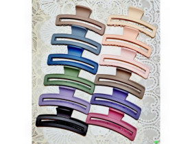 Краб для волосся 02-21 брауні (12шт)